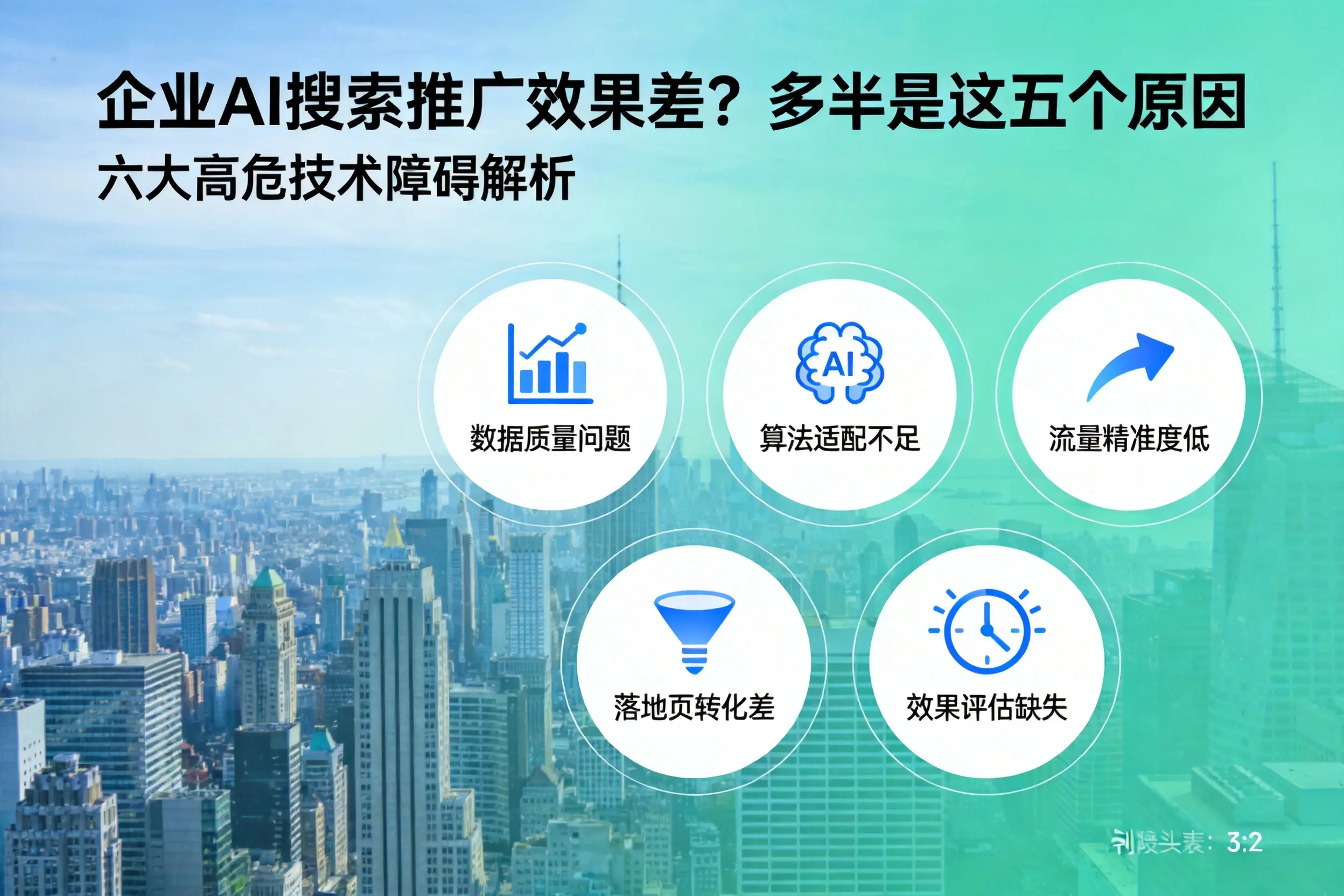 老城企业AI搜索推广效果差?多半是这五个原因